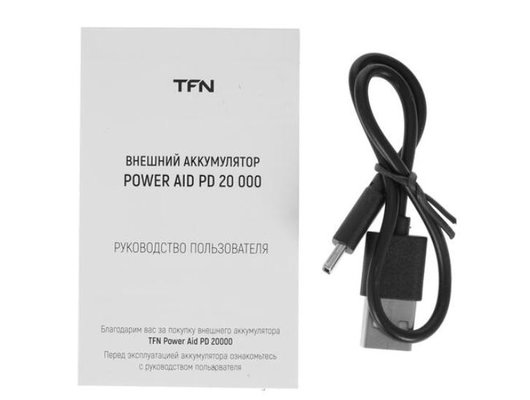Внешний аккумулятор TFN 20000mAh PowerAid PD 20 black (TFN-PB-289-BK)
